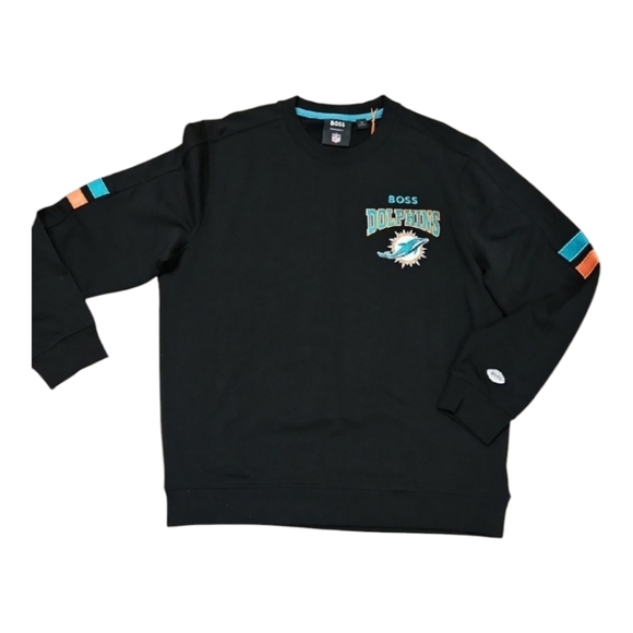 Hugo Boss Black Miami Dolphins Sweater Size XXL NFL Football - Picture 1 of 14